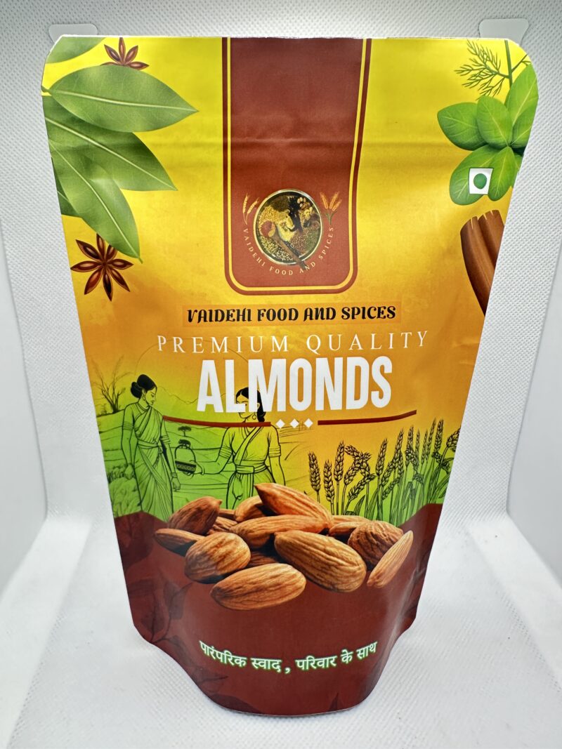 Premium quality almonds dry fruits from Vaidehi Food & Spices, India