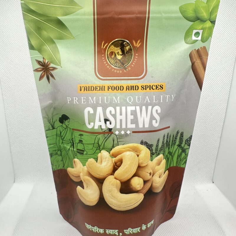 Premium quality cashews dry fruits from Vaidehi Food & Spices, India