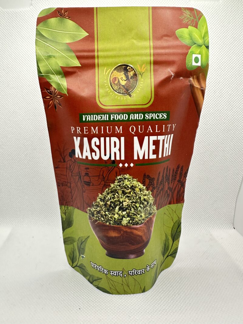 Premium quality Kasuri Methi (Dried Fenugreek Leaves) from Vaidehi Food & Spices, India