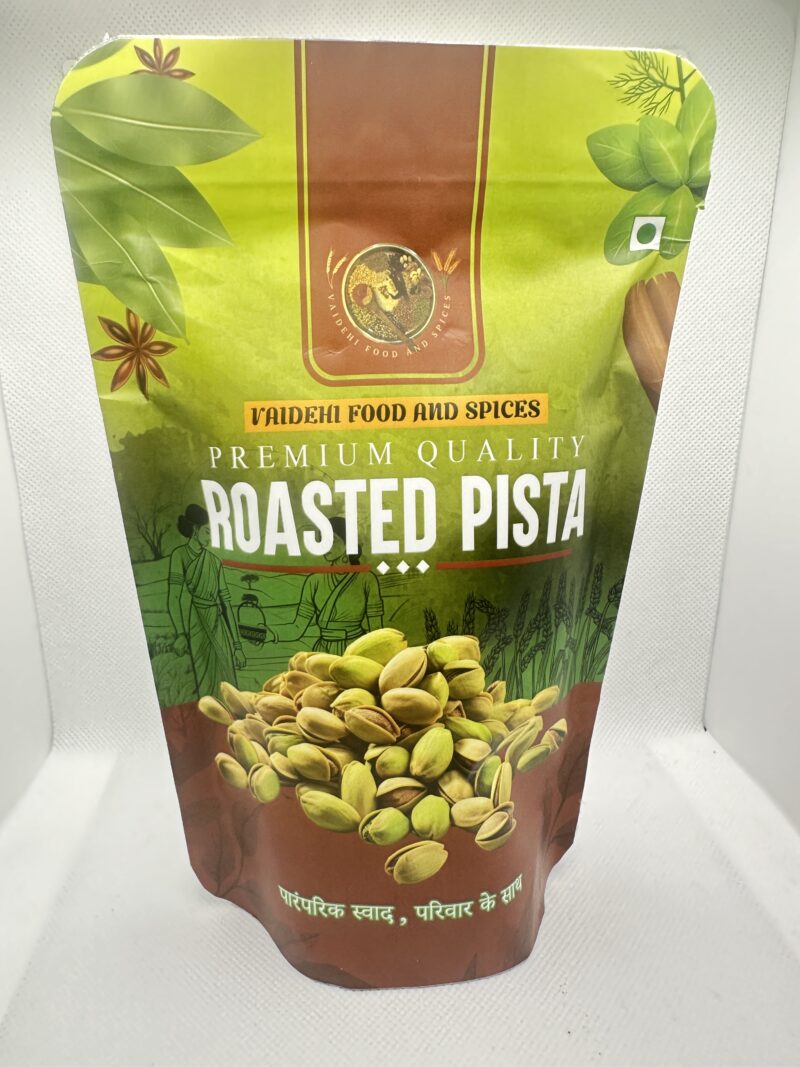 Premium quality roasted pista dry fruits from Vaidehi Food & Spices, India