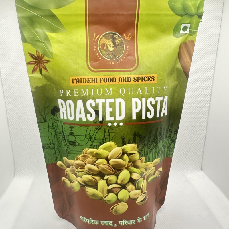 Premium quality roasted pista dry fruits from Vaidehi Food & Spices, India